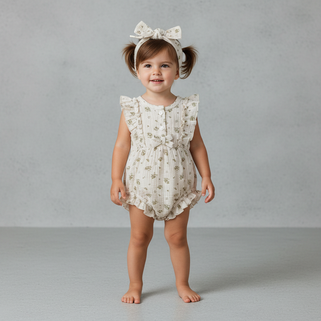 Renotemy Short Sleeve Romper