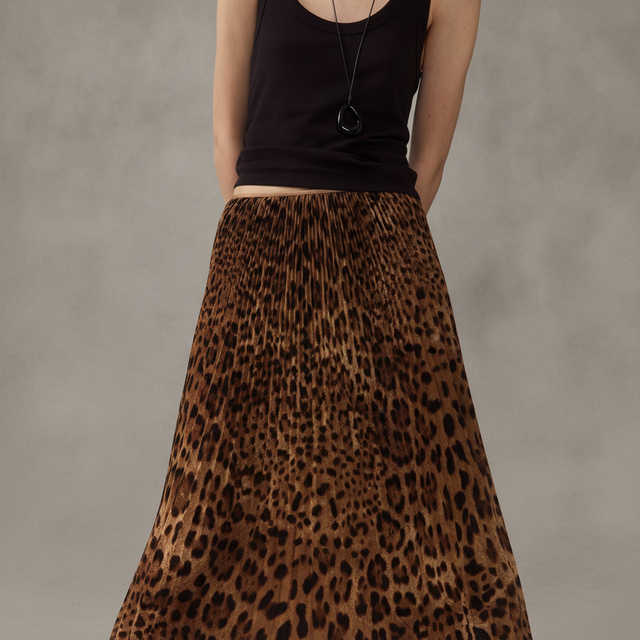 PLISSÉ SKIRT