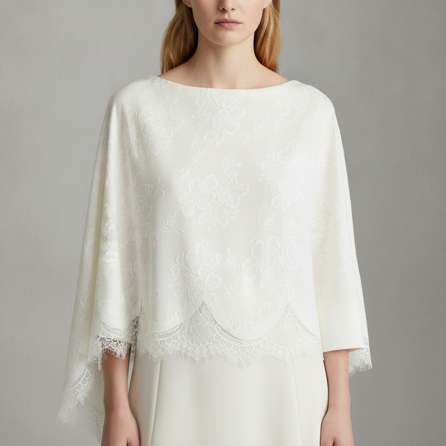 ONE-SHOULDER CAPE TOP