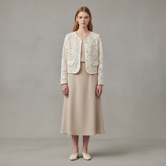 Boxy Lace Jacket