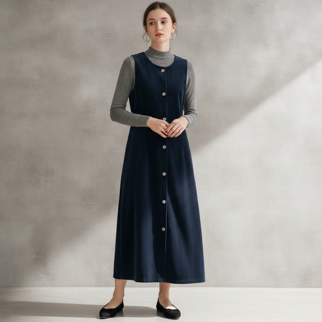 Chouyatou Button-front Dress