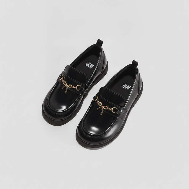 CHARM-DETAIL LOAFERS