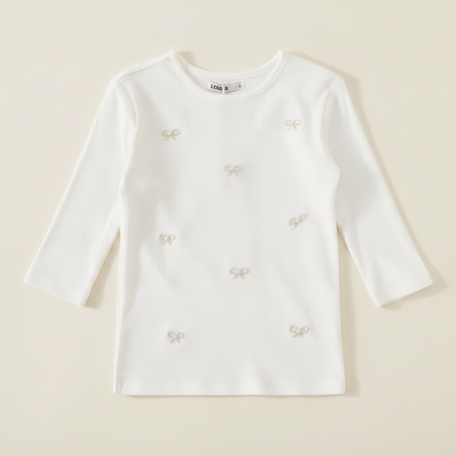 Bow tie T-shirt