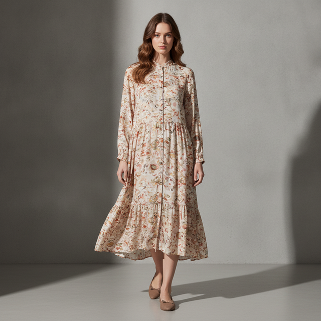 Yoxua Sleeve Long Maxi Dress