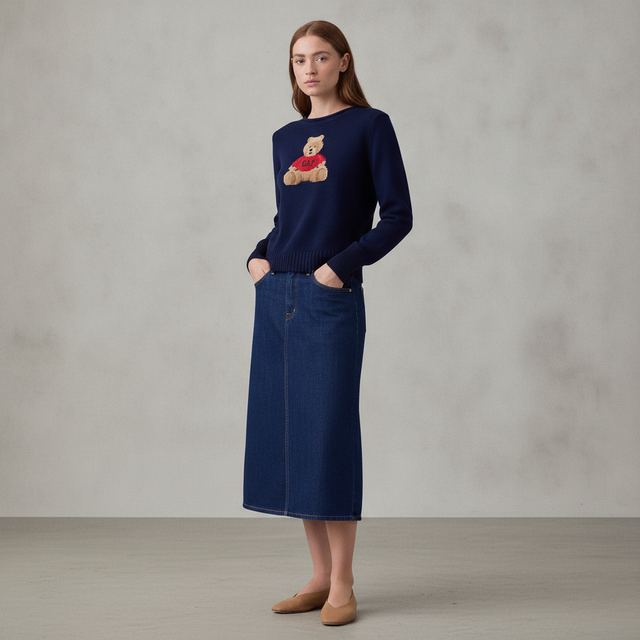 Rollneck Intarsia Sweater