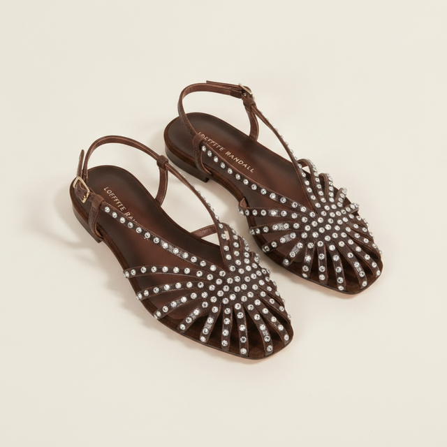 Devon Brown Jelly Slingback Sandal