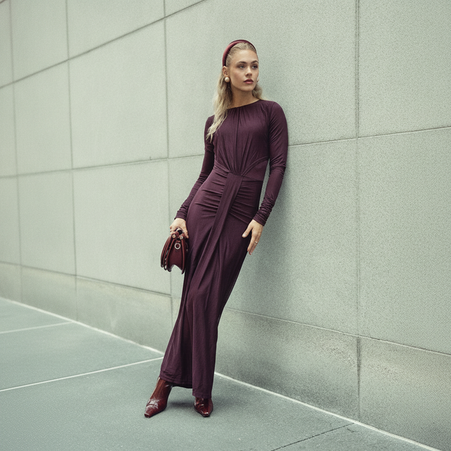 Monique Maxi- Plum