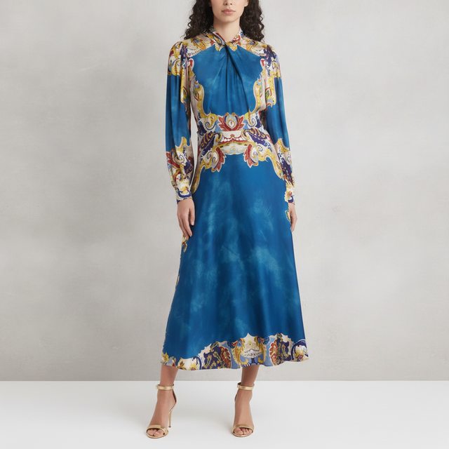 The Raquel Long Sleeve Maxi Dress Elie Tahari