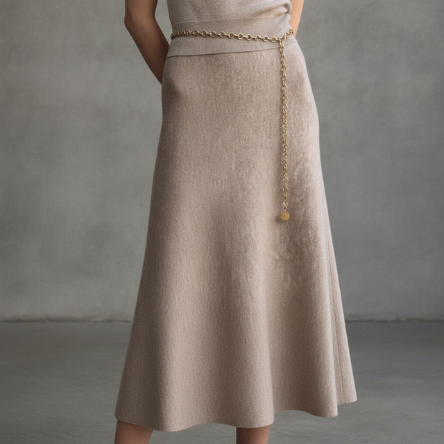 Deora Midi Sweater Skirt
