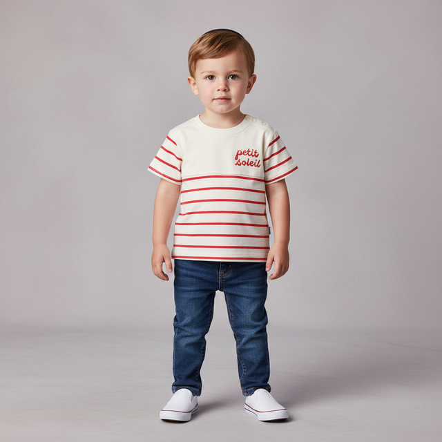 Amazon Essentials X Sofia Grainge and Cotton Short Sleeve Crewneck