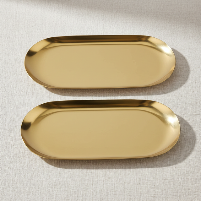 Stainless Steel Tray Set