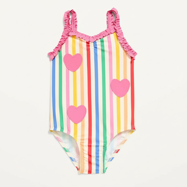 Printed One-Piece Swimsuit for Toddler Girls