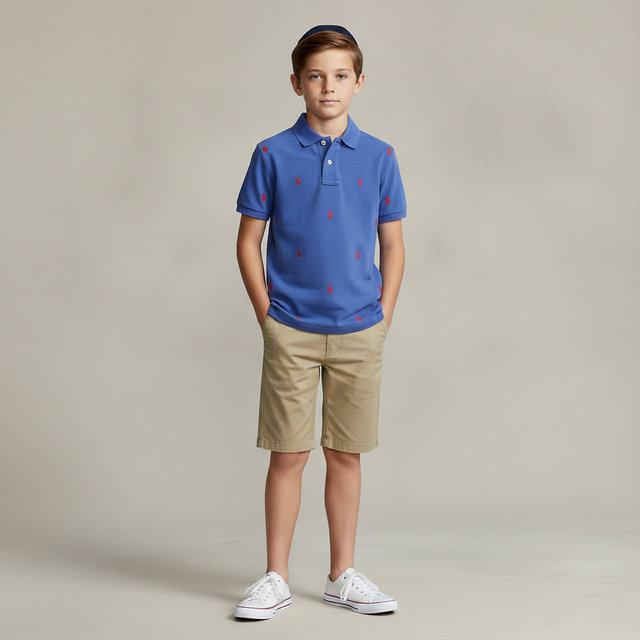 Boys' Polo Pony Mesh Polo Shirt - Big Kid