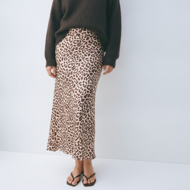 MAMA SATIN SLIP SKIRT