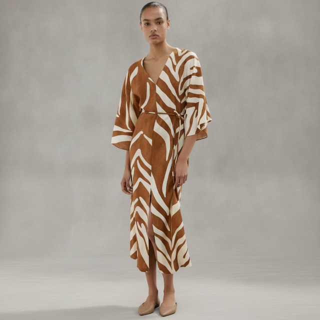 Printed cotton dress - Women