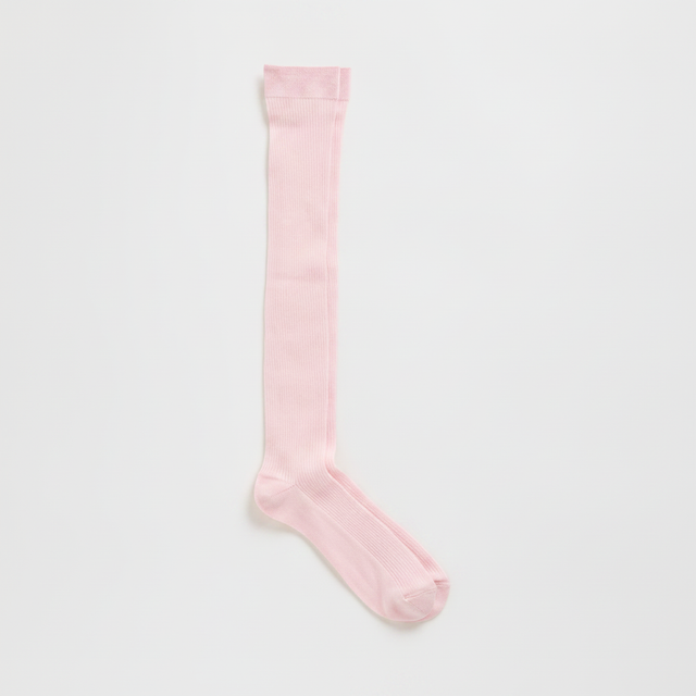 Sheer Rib Knee-High Socks