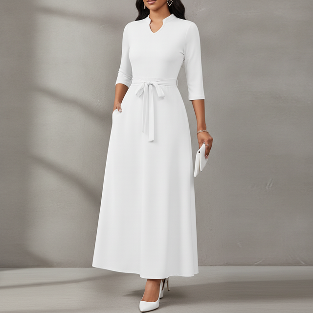Bubfee Sleeve Long Maxi Dress