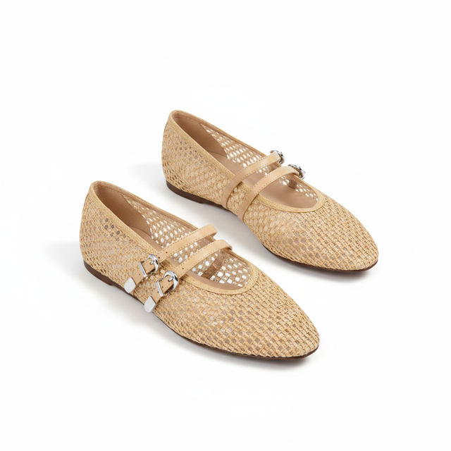 Madden NYC Women's Woven Ballet Flats