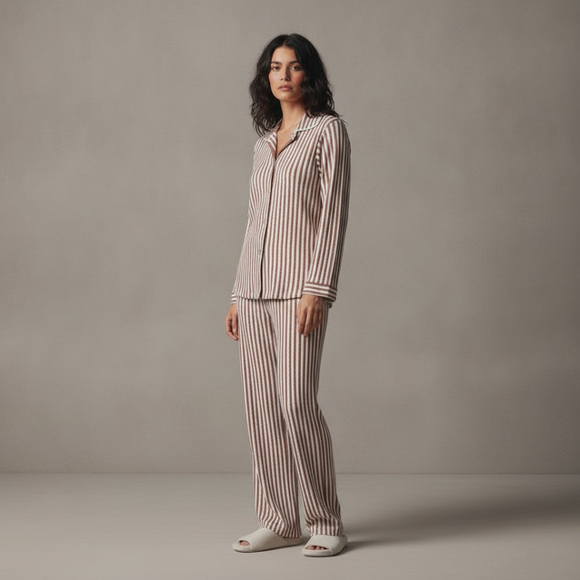 STRIPED KNIT SET