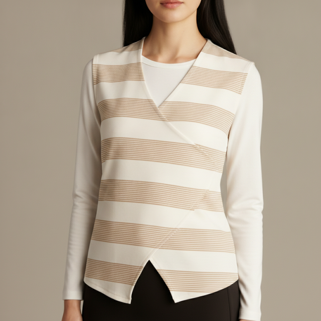 Maeve Sleeveless V-Neck Wrap Top