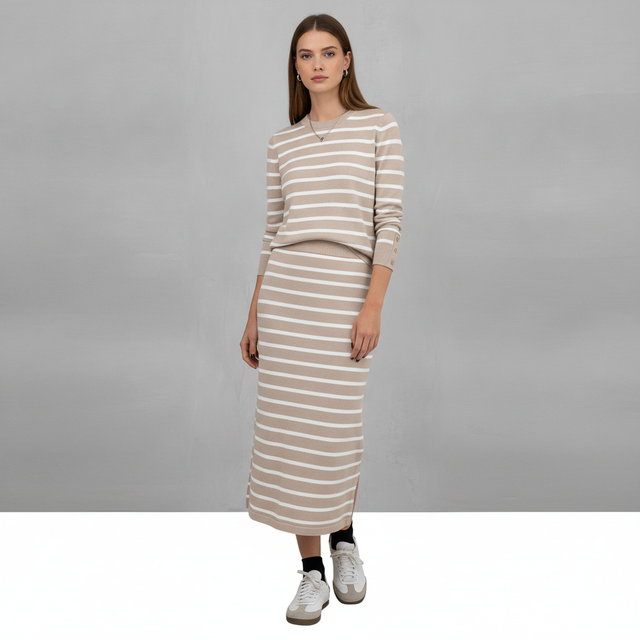 Anrabess Striped Skirt