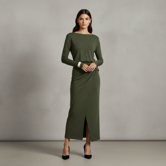 Kirundo Sleeve Long Dress