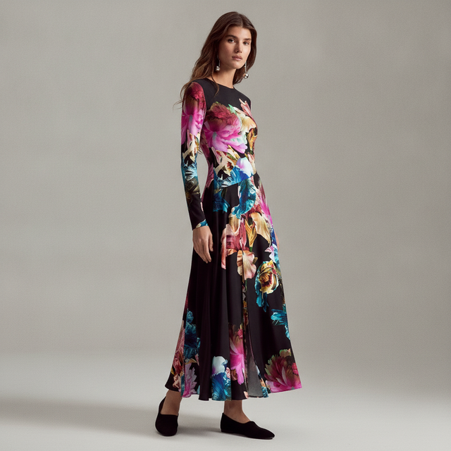 Women's Long-Sleeved M. C. Lacroix Dress