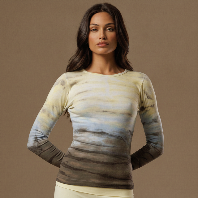 PERFECT LONG SLEEVE CREW TEE