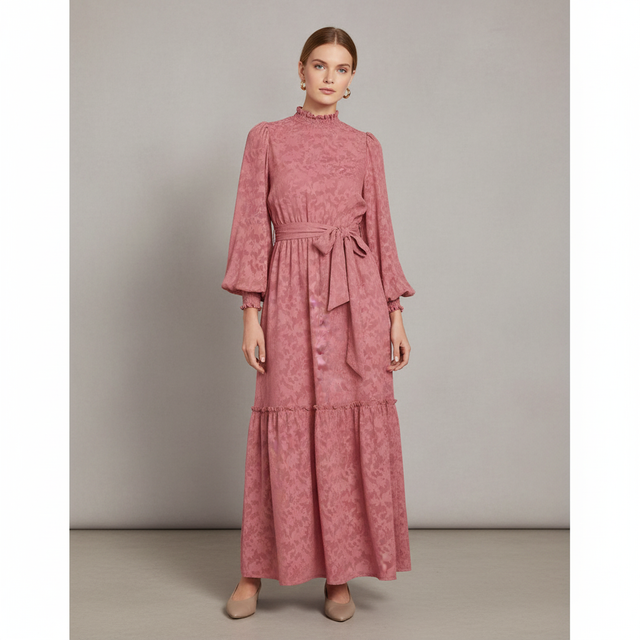 Mitilly Floral Sleeve Long Maxi Dress