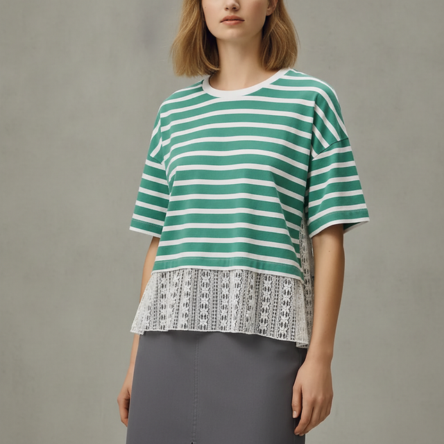 Maeve Twofer Lace Tee