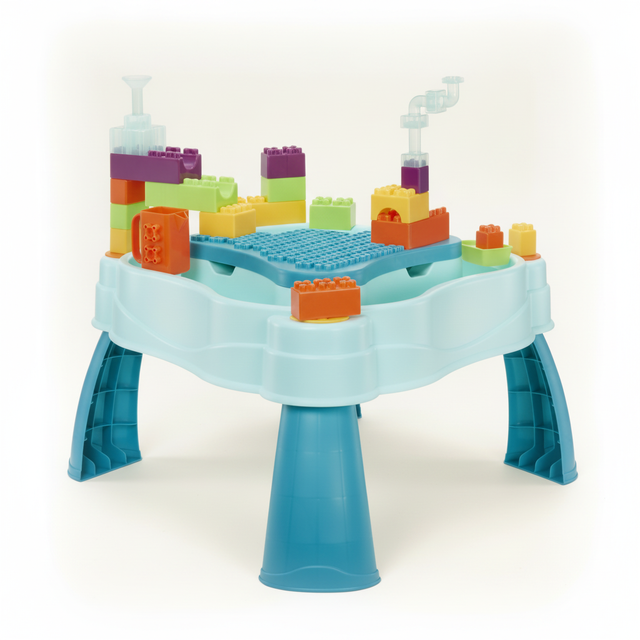 Little Tikes Build & Splash Water Table with 25 Piece Accessories