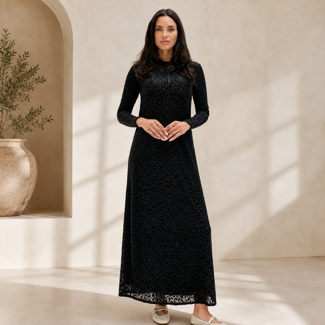 Luna Burnout Dress — Regular & Plus Sizes