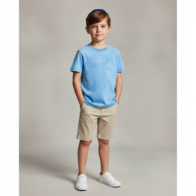 Short-Sleeve Pocket T-Shirt for Toddler Boys