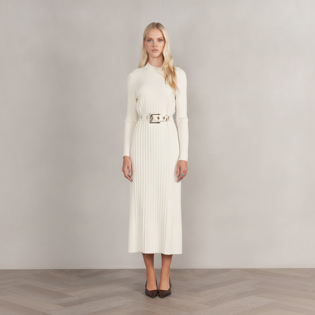 BRENTA DRESS IN COCONUT