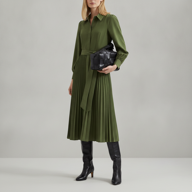 Phase Eight Kelsie Pleated Shirtdress