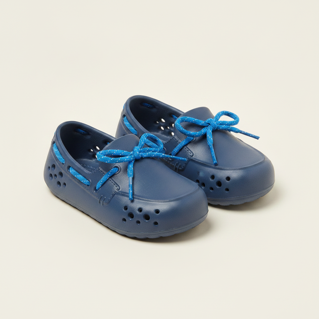 Toddler Boys' Ash EVA Boat Shoes - Cat & Jack Navy Blue 12T