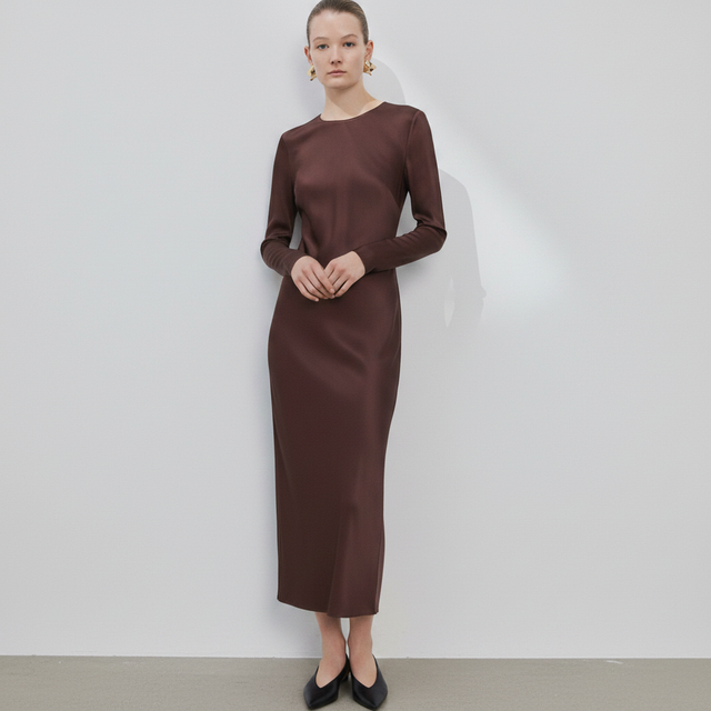 Long flared dress
