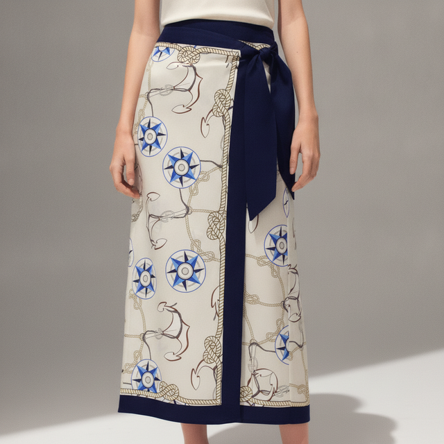 LYOCELL WRAP SKIRT