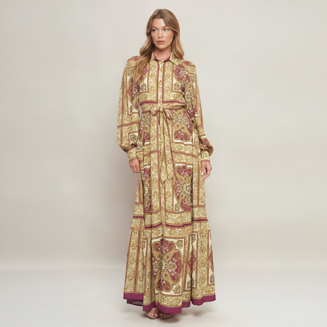 Golden Girl Maxi Dress