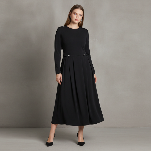 Women's Eupalette Dress With Pleats