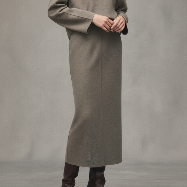 Opening pencil skirt