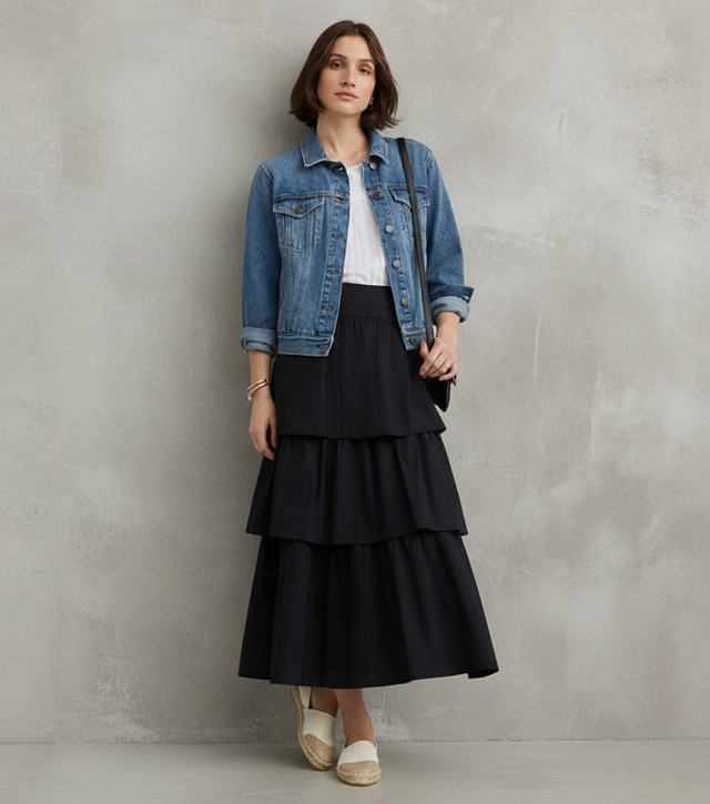 Ruffle  Skirt