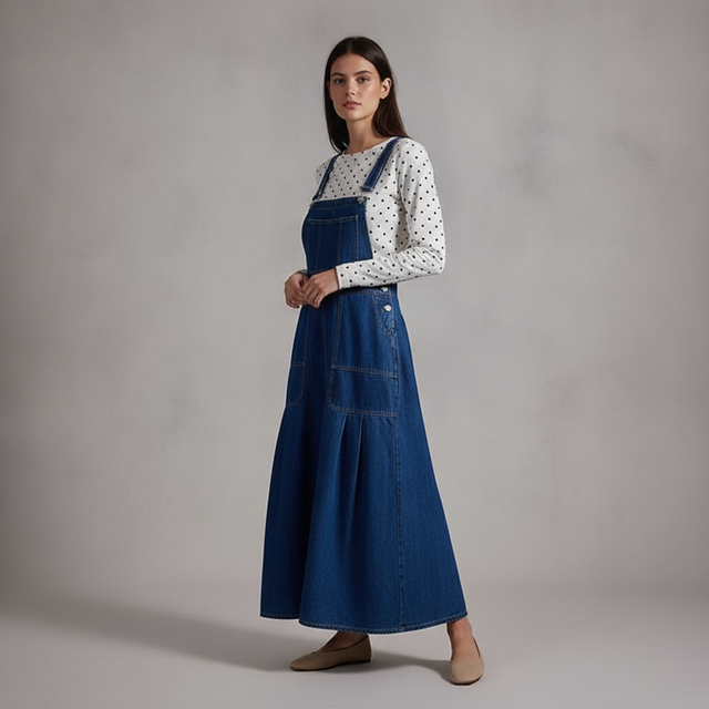 We The Free Arabella Denim One-Piece Skirtall