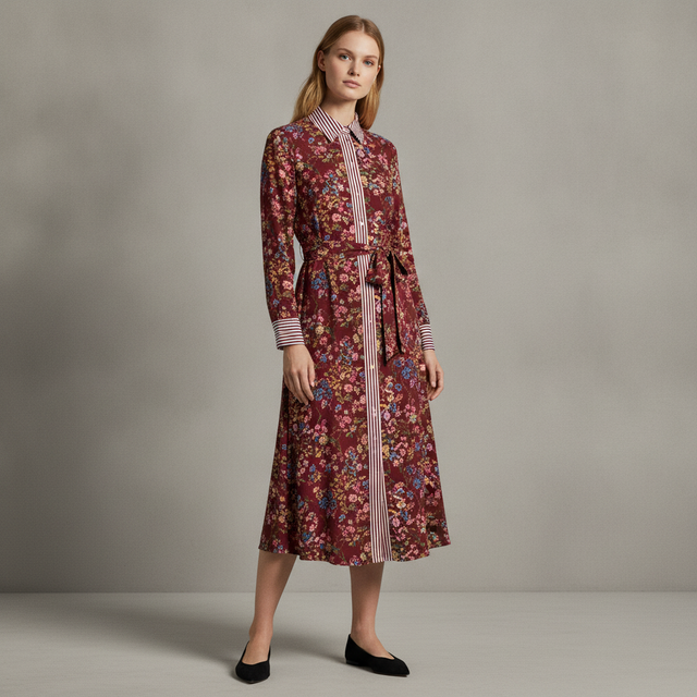Women's Long Sleeve Shirtdress