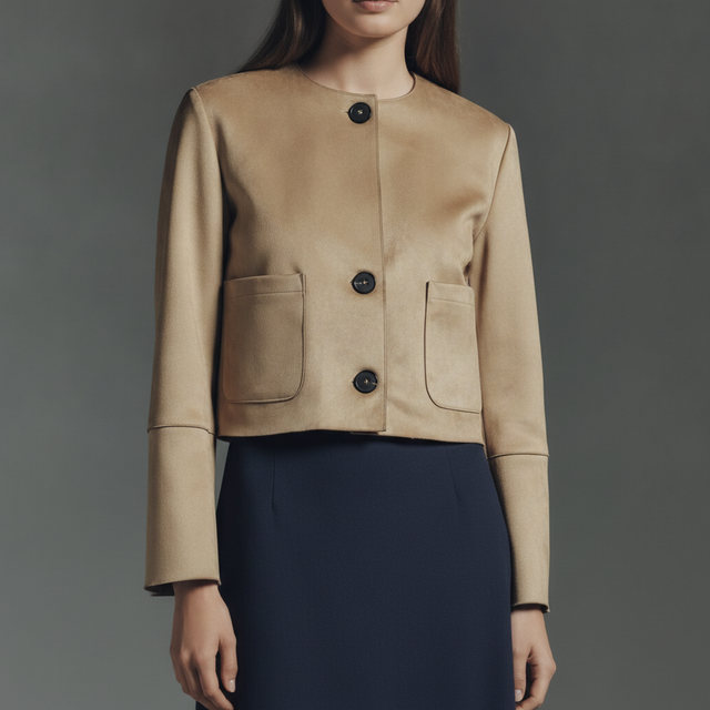  Pilcro Cotton Seamed Long-Sleeve Top