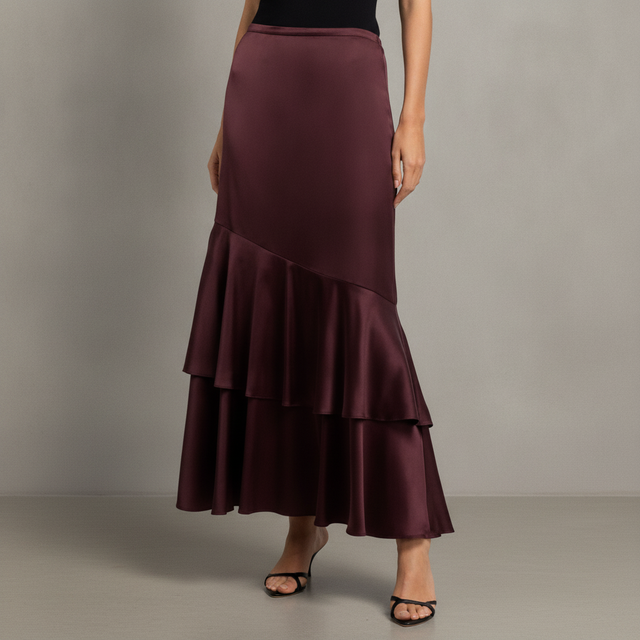Tiered Maxi Skirt