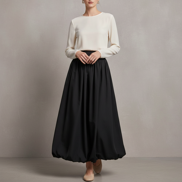 Bubble Maxi Skirt