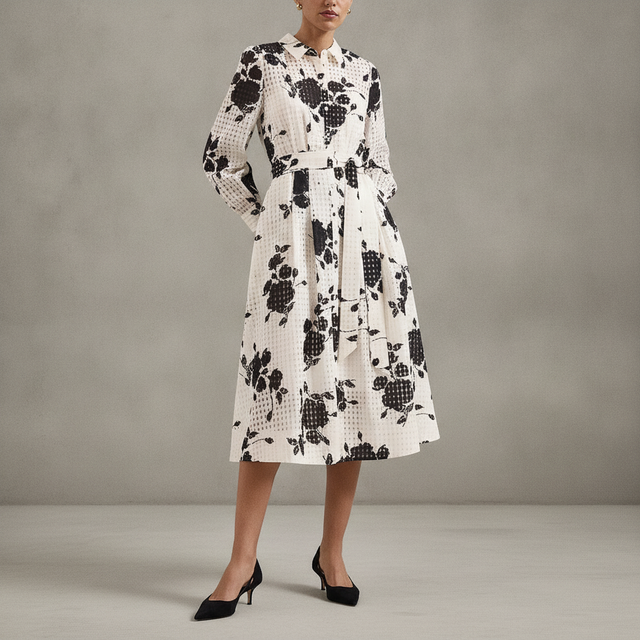 Natalie Print Dress