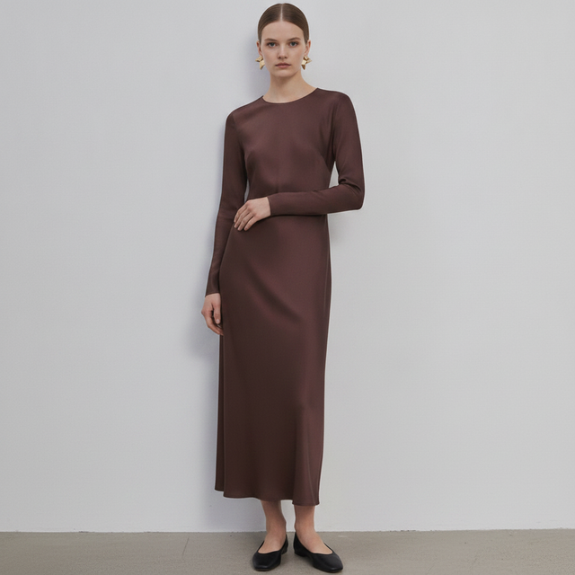 Long flared dress