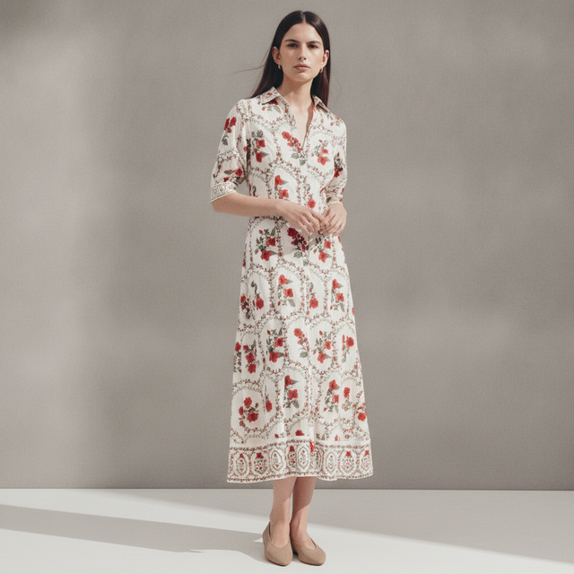 Poplin Shirt Dress